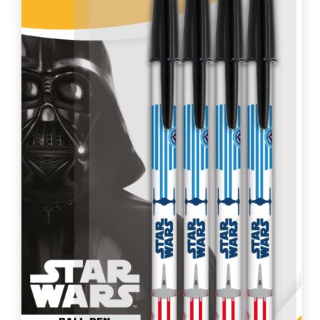Star Wars BIC Ball Pen, Medium Point (1.0 mm), Black, 4-Count - Image 2